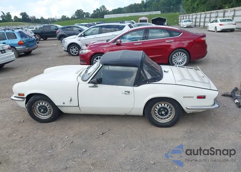 1973 Triumph Spitfire из США, поврежденный, VIN FM5677U